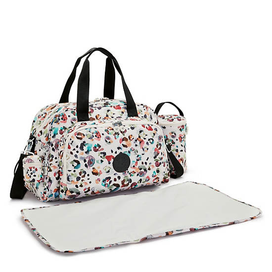 Kipling Camama Printed Diaper Bag Väska Vita | SE 1963AH